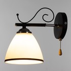 Бра 2730/1, E27, 40 Вт, чёрно-хромовое - Фото 2