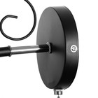 Бра 2730/1 E27 40Вт черно-хромовый - фото 24244176