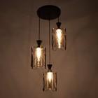 Светильник BayerLux 2746/3, E27, 40 Вт, 43×43×31-102 см, чёрный - фото 57967648