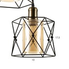 Светильник BayerLux 2762/3 E27 40 Вт черный 40×40×19-107 см - фото 32633039