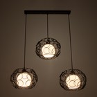 Светильник BayerLux 2767/3BK E27 40 Вт черный 46×46×108 см - фото 3797714