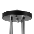 Люстра 2770/4 E27 40 Вт черно-хромовый 60×28 см BayerLux - фото 3797746