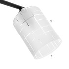 Люстра 2770/4 E27 40 Вт черно-хромовый 60×28 см BayerLux - фото 3797747