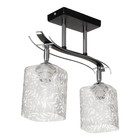 Люстра 2773/2 E27 40Вт черно-хромовый 40х20х15 см BayerLux - фото 21882090