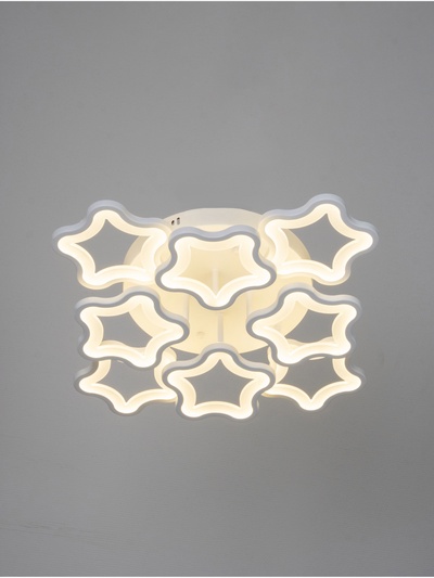 Люстра 2783/8 LEd=200 Вт 3000-6000K белый 70×70×20 см BayerLux