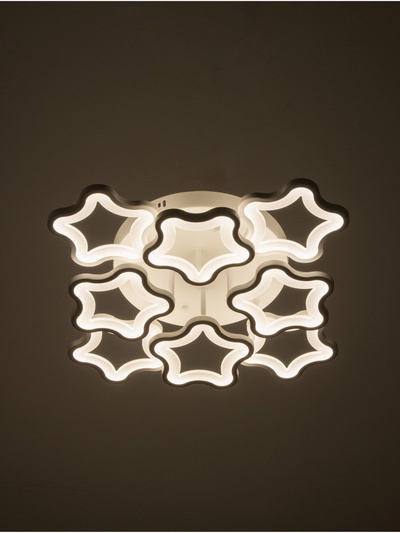 Люстра 2783/8 LEd=200 Вт 3000-6000K белый 70×70×20 см BayerLux