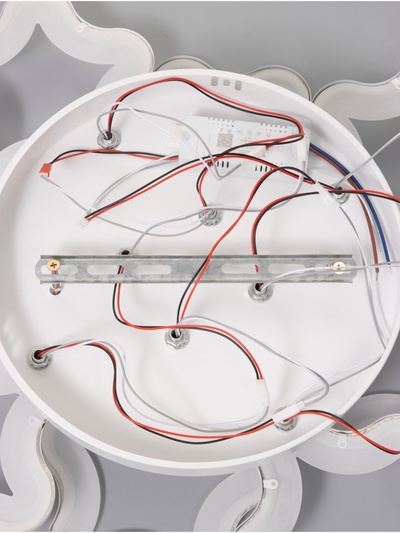 Люстра 2783/8 LEd=200 Вт 3000-6000K белый 70×70×20 см BayerLux