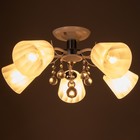 Люстра 2785/5 E27 40Вт бело-хромовый 55х55х30 см BayerLux - фото 21882206