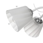 Люстра 2785/5 E27 40Вт бело-хромовый 55х55х30 см BayerLux - фото 21882208