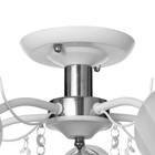 Люстра 2785/5 E27 40Вт бело-хромовый 55х55х30 см BayerLux - фото 21882209