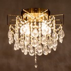 Люстра «Элизабет» 4хE27 40 Вт бронза 40×40×40 см BayerLux - фото 4369401