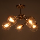 Люстра 2793/5 E27 40Вт золото 60х60х32 см BayerLux - фото 21882302