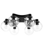 Люстра 2795/6 E27 40 Вт черный 60×60×20 см BayerLux - Фото 1