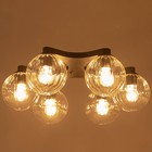 Люстра 2795/6 E27 40 Вт черный 60×60×20 см BayerLux - Фото 3