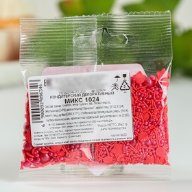 

Посыпка ассорти «Красный бархат», 25 г.