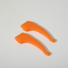Стоппер для очков №5, силикон, цвет оранжевый - Фото 2
