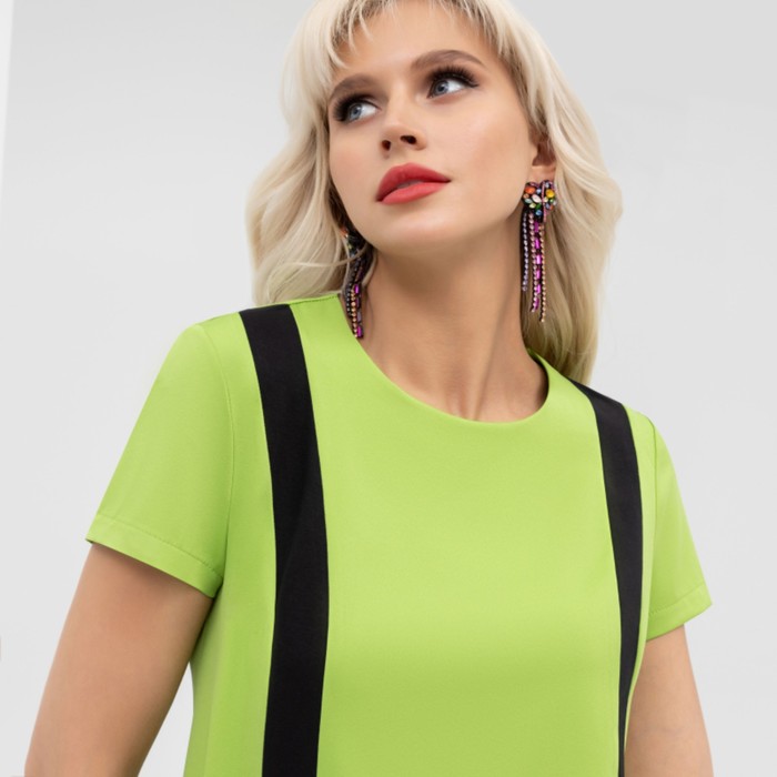 Блуза женская Charutti «В зоне комфорта. Яркая зелень», размер 50 58069
