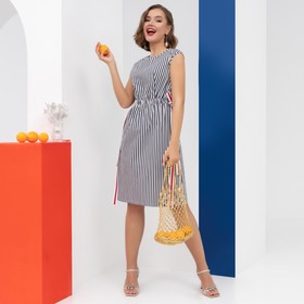 

Платье женское Charutti «Планы на отпуск», размер 46, принт синяя полоска