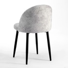 Стул для кухни «Грейс 600», велюр, цвет светло-серый - Фото 3