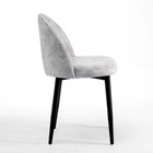Стул для кухни «Грейс 600», велюр, цвет светло-серый - Фото 4