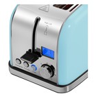 Тостер MAUNFELD MF-821BL, 950 Вт, 3 режима, 2 тоста, голубой - фото 51336724