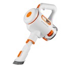 Пылесос вертикальный беспроводной MAUNFELD MF-2034OR PRO, 250 Вт, 0.65 л, бело-оранжевый - фото 51323550