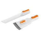 Пылесос вертикальный беспроводной MAUNFELD MF-2034OR PRO, 250 Вт, 0.65 л, бело-оранжевый - фото 51323558