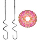 Миксер MAUNFELD MF-321R, ручной, 300 Вт, 5 скоростей, 4 насадки, красный - Фото 8