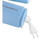 Миксер MAUNFELD MF-331BL, ручной, 300 Вт, 8 скоростей, 4 насадки, голубой - фото 6737886