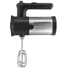 Миксер MAUNFELD MF-321BK, ручной, 300 Вт, 5 скоростей, 4 насадки, чёрный - фото 51336797