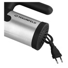 Миксер MAUNFELD MF-321BK, ручной, 300 Вт, 5 скоростей, 4 насадки, чёрный - фото 51336800