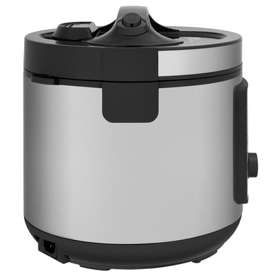 Мультиварка MAUNFELD MPMC-1625S, 860 Вт, 5 л, 17 программ, антипригарное покрытие, серая, чёрная