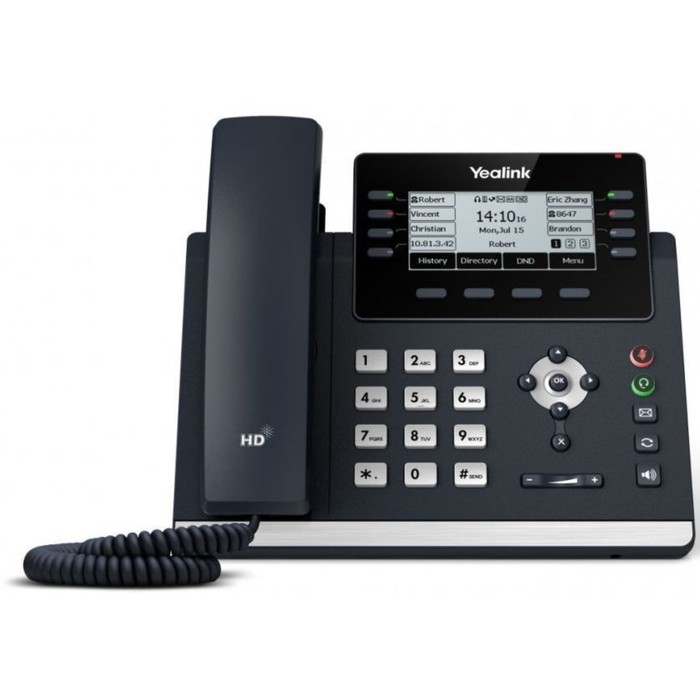 Телефон IP Yealink SIP-T43U, чёрный