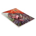 Скетчбук для акварели А4, 20 листов на гребне "Анимэ", обложка мелованный картон, матовая ламинация, выборочный УФ-лак, блок 200 г/м2 - Фото 2