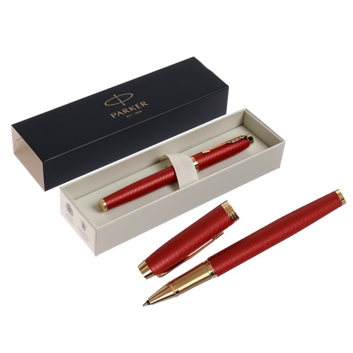 Ручка-роллер Parker Im Premium Red GT, красная, подар/уп 2143647 - Фото 1