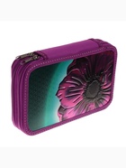 Пенал школьный, 2 секции, 12.5×20.5×4 см «Цветок» - Фото 3