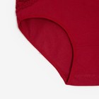 Трусы женские слипы, цвет красный, размер 52-54 - фото 42753372