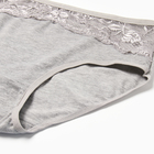 Трусы женские слипы, цвет серый, размер 50-52 - фото 21883625