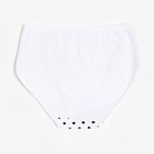 Трусы женские слипы "Горошек" цвет белый, р-р 54-56 - фото 21883847