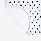 Трусы женские слипы "Горошек" цвет белый, р-р 56-58 - фото 21883849