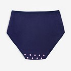 Трусы слипы женские «Горошек», темно-синие, размер 58-60 - фото 21883862