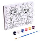 Набор для детского творчества Маленький пони, холст для росписи, 15 × 20 см - Фото 2