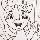 Набор для детского творчества Маленький пони, холст для росписи, 15 × 20 см - Фото 4