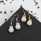 Серьги с жемчугом «Шар», цвет МИКС - Фото 2