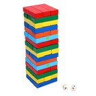 Настольная игра пирамидка деревянная башня «Три Кота» - фото 321367828