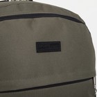 Рюкзак туристический на молнии, 37 л, 3 наружных кармана, с расширением, цвет зелёный - Фото 4