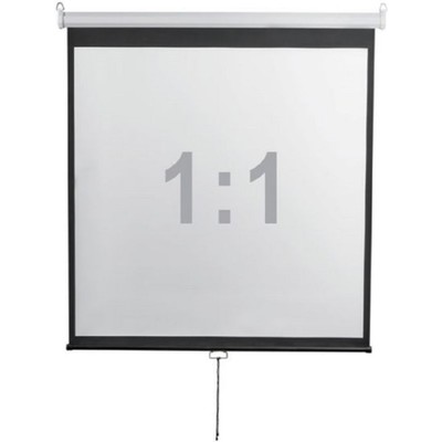 Экран 200×200 см, Digis Optimal-D DSOD-1105, 1:1, настенно-потолочный, рулонный