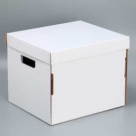 Складная коробка «Белая», 37х29х30,5 см
