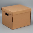 Складная коробка «Бурая», 37.5 х 32 х 29.3 см - фото 10082161