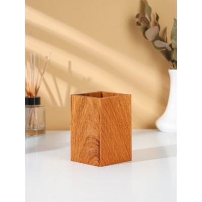 Подставка для столовых приборов Adelica, 12×8×8 см, дерево дуб